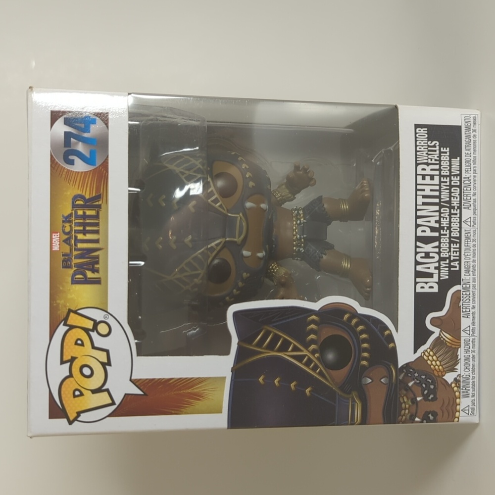 BLACK PANTHER WARRIOR FALLS Funko Pop 274 Vinyl Bobble-Head Marvel